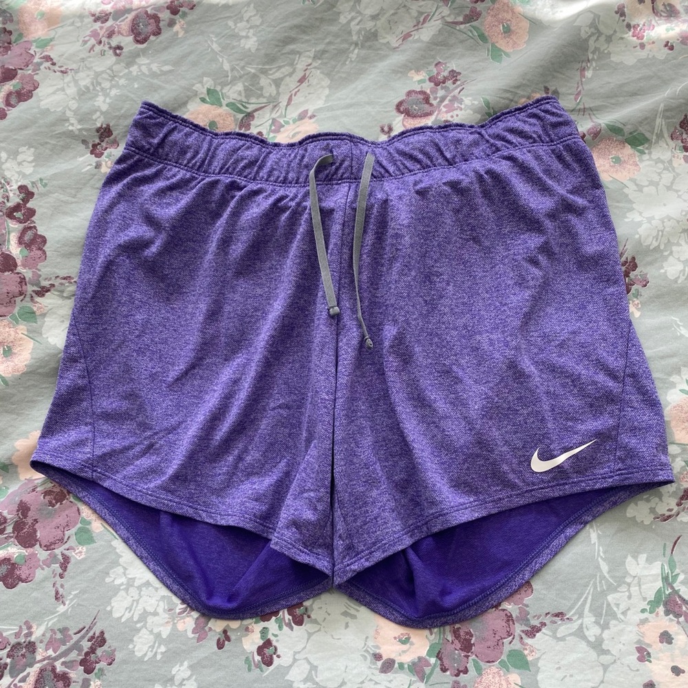 Nike Dri-Fit shorts in purple
